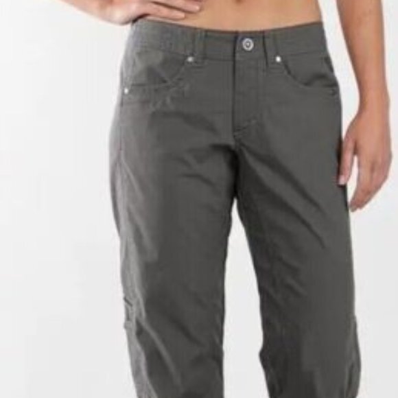 Kuhl Free Range Straight‎ Leg Cargo Utility Pants Women 12 EUC Pockets Stretch - Picture 13 of 16
